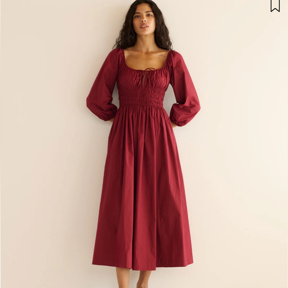 Doen Quintessa Crimson Dress NWOT